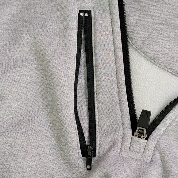 Callaway Golf Gray 1/4 Zip Pullover  Fleece Lined Sweatshirt  Sz XXL  NWOT - Picture 6 of 10